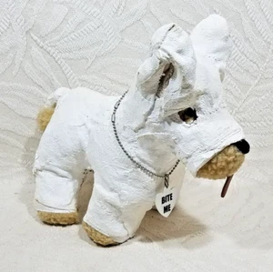 PERRO HINCHADO DE COLECCIÓN "HAY ALGO ACERCA DE MARÍA" EN MOLDE DE YESO - Imagen 1 de 13