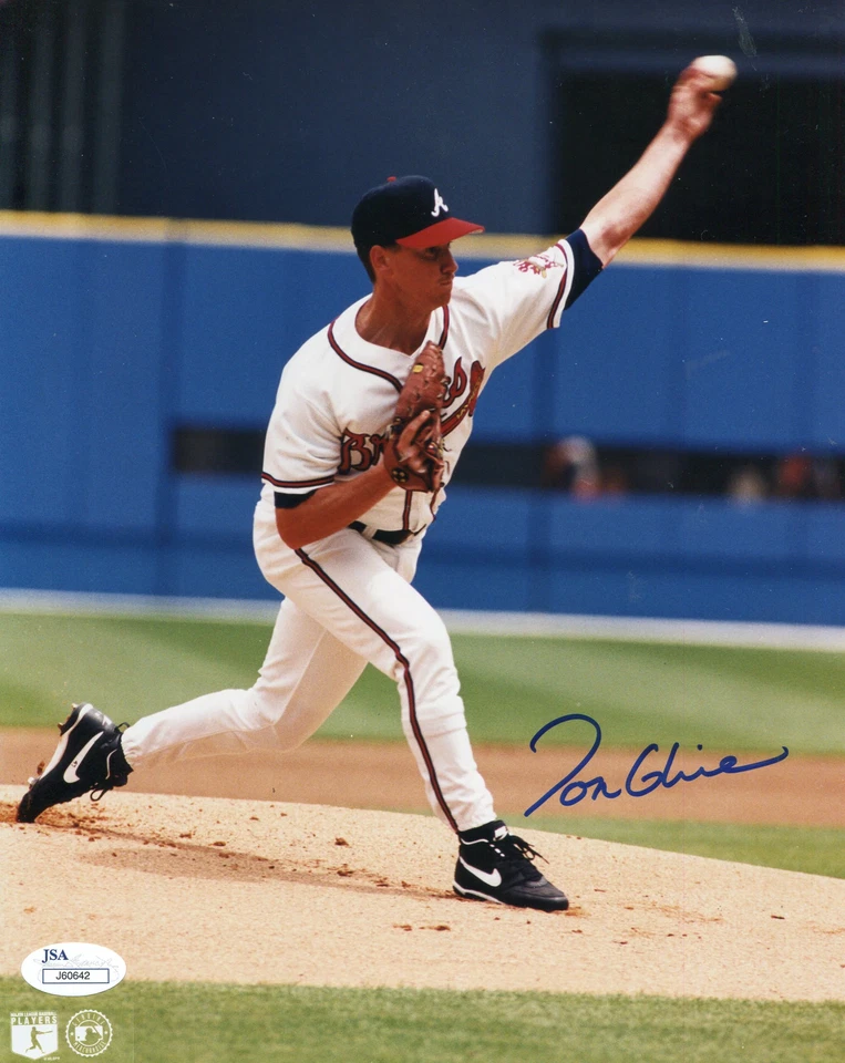 Tom Glavine Autographed 8x10 Photo (JSA) - Image 1 of 1
