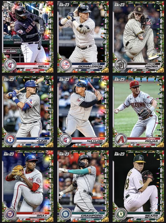 [DIGITAL] Topps Bunt - 12 Days of Topps 23 S1 - Holiday Base - JU to ZW - Pick - Image 1 of 1