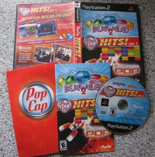 PopCap Hits Vol. 1 Bejeweled 2 & Astro Pop - PS2 (Sony PlayStation 2) Complete!