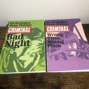 Criminal #7  Wrong time wrong place ￼And #4 Bad night￼(Image Comics  2015/ 2016) - Picture 1 of 16