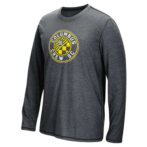 Columbus Crew SC MLS Adidas Men's Black Climacool Aeroknit Long Sleeve T-Shirt Cover