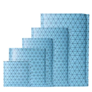 100/500 Sacchetti Riempimento Aperti Foglio Mylar Alluminio Blu e Nero Imballaggio - Foto 1 di 5