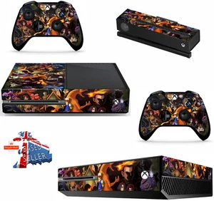 POKEMON ZELDA NARUTO PICACHU XBOX ONE PROTECTIVE SKIN DECAL VINYL STICKER WRAP - Picture 1 of 4