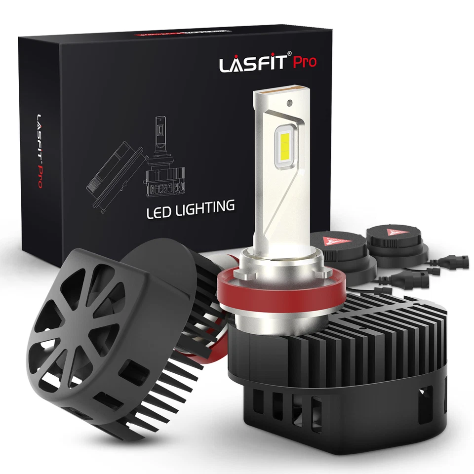 Lasfit H11/9005 Custom LED Bulbs High/Low Beam for Jeep Grand Cherokee 2014-2022 - Image 1 of 4