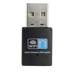 USB Wireless N WiFi Adapter Dongle Network LAN Card 802.11n 300Mbps Windows 10 - Picture 1 of 7