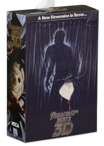 NECA 7" Action Figure 1:12 Friday the 13th Part III 3D Jason Voorhees Ultimate Cover