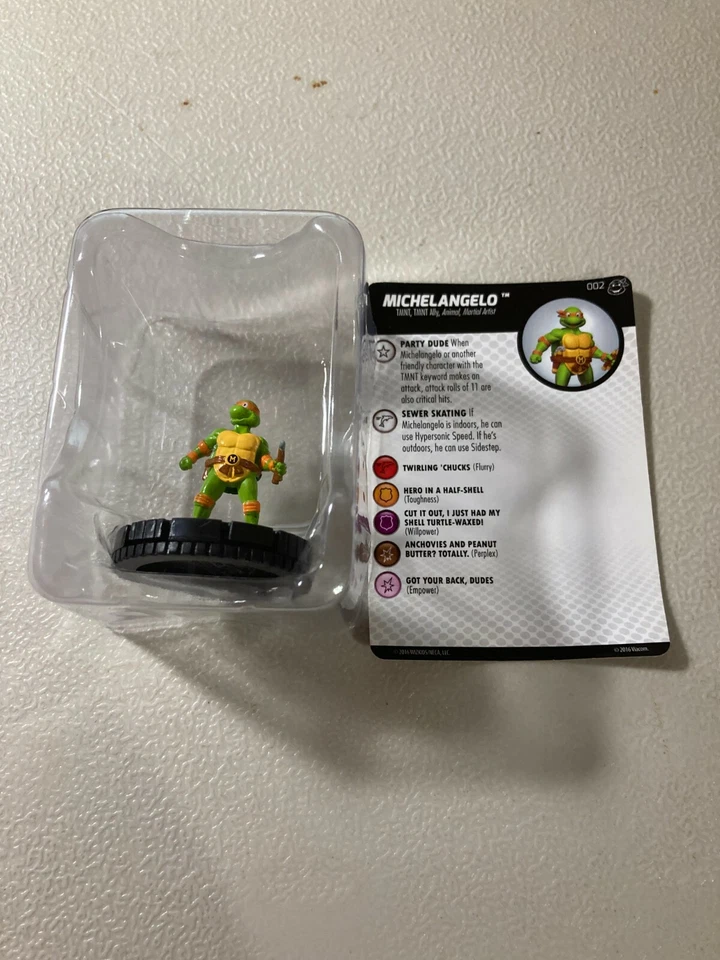 WizKids Heroclix Teenage Mutant Ninja Turtles Serie 2 #002 Michelaneglo  Foto 1 de 1