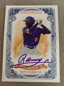 2021 Onyx Vintage RC Ronny Mauricio #VARM! Lila Auto # bis 100 Stück - Bild 1 von 2