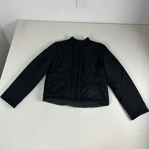 Ralph Ralph Lauren Jacket Youth Boys Small Fleece Lined Black Full Zip Polo - Picture 1 of 7
