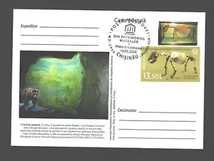 Moldova 2024 From the museums’ patrimony, Cave bear , Paleontology , First Day - Picture 1 of 2