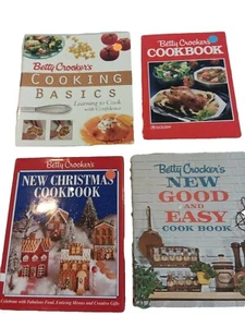 4 Betty Crocker Kochbücher klassisch einfach kochen Weihnachten Vintage gut & einfach - Bild 1 von 6