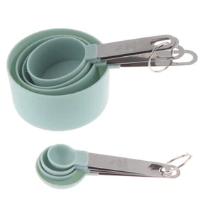 8PCs Measuring Cups Spoons Kitchen Baking Cooking Bakeware Kitchen Tools Set√ H√ - Picture 1 of 12