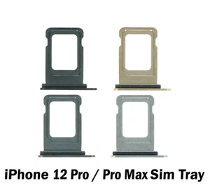 HANDY DUAL SIM KARTEN FACH SLOT HALTER COVER FÜR APPLE IPHONE 12 PRO/12 PRO MAX - Bild 1 von 1