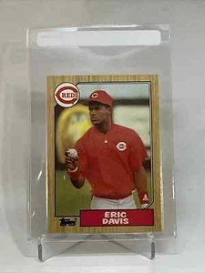 CINCINNATI reds ERIC DAVIS cards PSA 10 1987 - Picture 1 of 2
