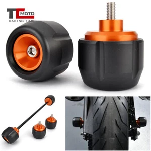 Front + Rear Axle Fork Wheel Protector Crash Sliders For RC390 RC 390 2022 2023 - Bild 1 von 14