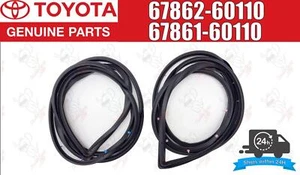 Toyota OEM Front Door Seal Rubber R& L 67862-60110 67861-60110 for LandCruiser - Picture 1 of 15
