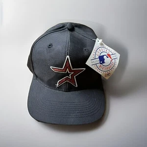 Vintage 90s Houston Astros MLB Cap Logo Athletic Snapback Hat Genuine Merch NWT - Picture 1 of 3