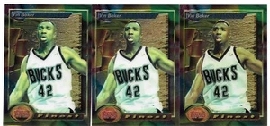 VIN BAKER 3 CARD ROOKIE LOT 1993-94 TOPPS FINEST SET 139 MILWAUKEE BUCKS SONICS - Picture 1 of 1
