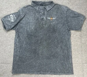 Polo Harley Davidson Clearwater FL uomo vintage manica corta taglia L - Foto 1 di 14