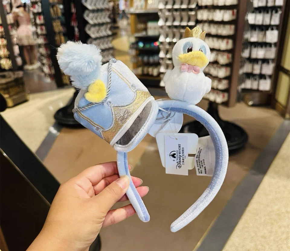 Diadema Oreja Cumpleaños Pato Donald Auténtica Disney 2025 Shanghai Disneyland Foto 1 de 1