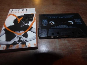 1995 CASSETTE SINGLE RUNAWAY/ WHEN I THINK OF YOU BY JANET JACKSON- - Picture 1 of 3
