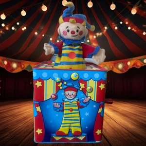 Schylling’s Silly Circus Jack In The Box 'Pop Goes the Weasel' Retro Toy 2010 - Picture 1 of 9