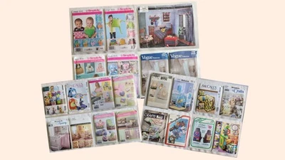 Lot of 24 New Uncut Infant Nursery Todler Sewing Patterns Simplicity Vogue More - Image 1 of 4