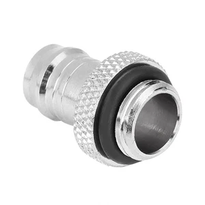 G1/4 Thread To 3/8 Barb Fitting Soft Tubing Plated For PC Water Coo NEW - Zdjęcie 1 z 9