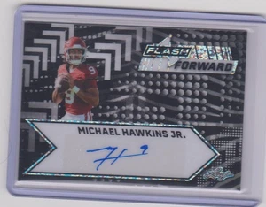 2024 Leaf Eclectic Flash Forward Michael Hawkins Jr. Rookie Auto Autograph #4/4 - Picture 1 of 2