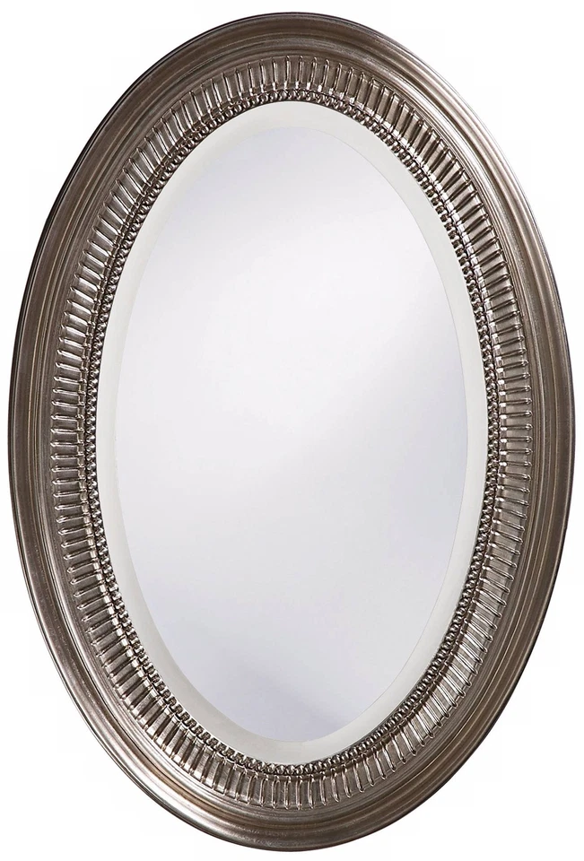 Howard Elliott Ethan 21" x 31" Oval Wall Mirror - Image 1 of 1