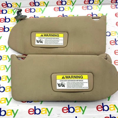 Juego de parasoles Honda Pilot 2003-2008 par conductor pasajero bronceado 04 05 06 07 Foto 1 de 4