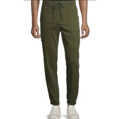 Joggers cargo Joe's Jeans con cordón calce ajustado en verde oliva, talla pequeña Foto 1 de 4