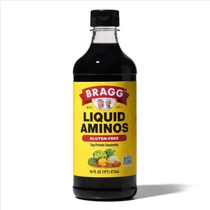 Bragg Natural Liquid Amino, Salsa di Soia Liquido Senza Glutine Aminoacidi Volume 16oz - Foto 1 di 9