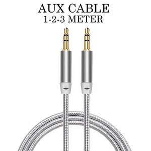 Aux Cable 3.5mm Jack Audio Cable Male to Male 3.5mm Aux For Car Stereo Lead - Picture 1 of 12
