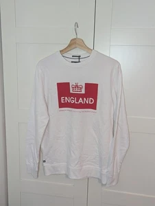 Weekend Offender Euro Series England Sweat White Small New With Tags Mens - Picture 1 of 10