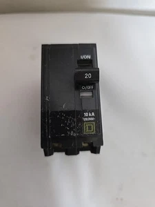 Square D QOB220 Bolt-On Circuit Breaker 2P 20A 120/240V New - Imagen 1 de 5
