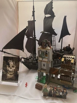 LEGO Pirates Of The Caribbean The Black Pearl 4184 & The Mill 4183 Set Used - Image 1 of 4