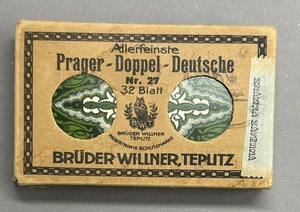 RAR Prager Doppel Deutsche Tell Muster Brüder Willner Teplitz Kartenspiel - Bild 1 von 19