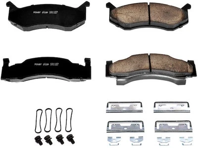 Para 1986-1989 Dodge D100 conjunto de pastilhas de freio dianteiro Power Stop 82718SZQR 1987 1988 - Imagem 1 de 2