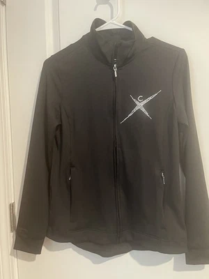 Chaqueta negra con pedrería Charles River Apparel para mujer talla S CÓDIGO NEGRO Foto 1 de 4