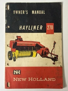 De colección Original New Holland Hayliner 270 Empacadora Manual del Propietario - Imagen 1 de 5