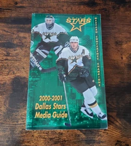 🔥 Dallas Stars 2000 - 2001 NHL Media Guide Ed Belfour Mike Modano Dr. Pepper - Picture 1 of 2