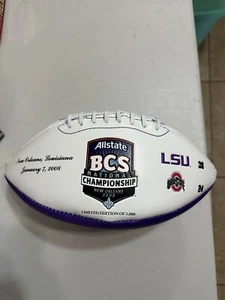 LSU 2007 BCS National Championship Commemorative Ball / Limited Edition of 5000 - Bild 1 von 3