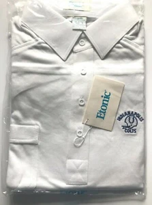 VINTAGE Etonic NFL POLO INDIANAPOLIS COLTS MENS XL White New 80s T-Shirt - Picture 1 of 4