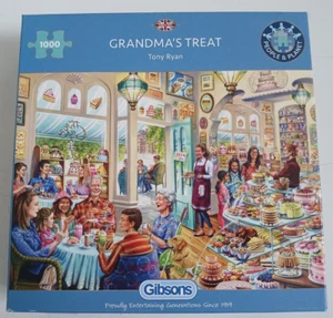 GIBSON 1000 PC JIGSAW GRANDMAS TREAT COMPLETE - Picture 1 of 4