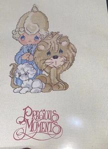 Precious Moments Counted Cross Stitch Book PM4 Peace on Earth 1983 - Picture 1 of 6
