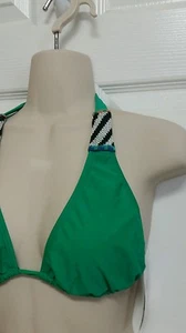 Cecelia Prado Due Swim neu mit Etikett Größe XL oder Small rosa oder grün Bikini Oberteil Triangel - Bild 1 von 7