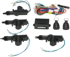 Universal Car Door Lock 4PCS, 12V Door Lock Actuator Keyless Entry System with 2 - Bild 1 von 9