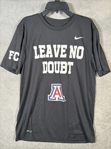 Arizona Wildcats Nike Shirt Adult Med Black Active Wear Long Sleeve Dri-Fit UofA - Picture 1 of 11